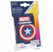 acceder a la fiche du jeu Gamegenic - Marvel Champions Art Sleeves - Captain America (50+1 Sleeves)