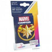 acceder a la fiche du jeu Gamegenic - Marvel Champions Art Sleeves - Captain Marvel (50+1 Sleeves)
